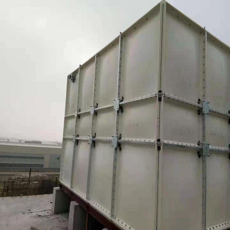 玻璃钢地埋式水箱 聚氨酯水箱 泽润130立方水箱