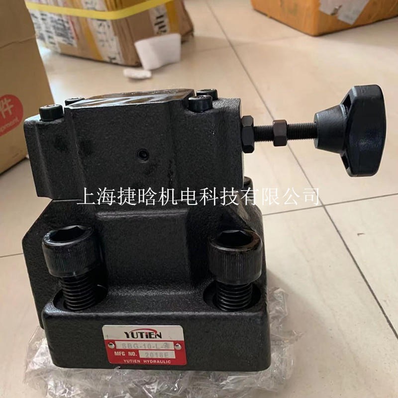 台湾YUTIEN油田液压阀 SBG-10-3 SBG-10-2 SBG-10-1低噪音引导式溢流阀图片