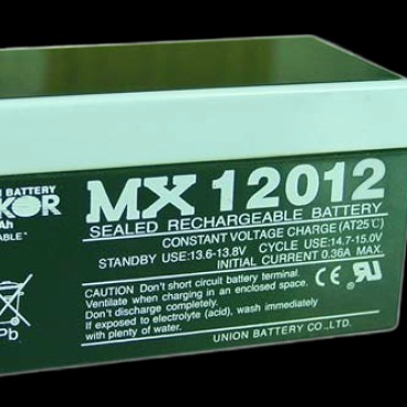 友联蓄电池MX12012 铅酸性免维护电池 厂家直销 友联蓄电池12V1.2AH 储能应急电池图片