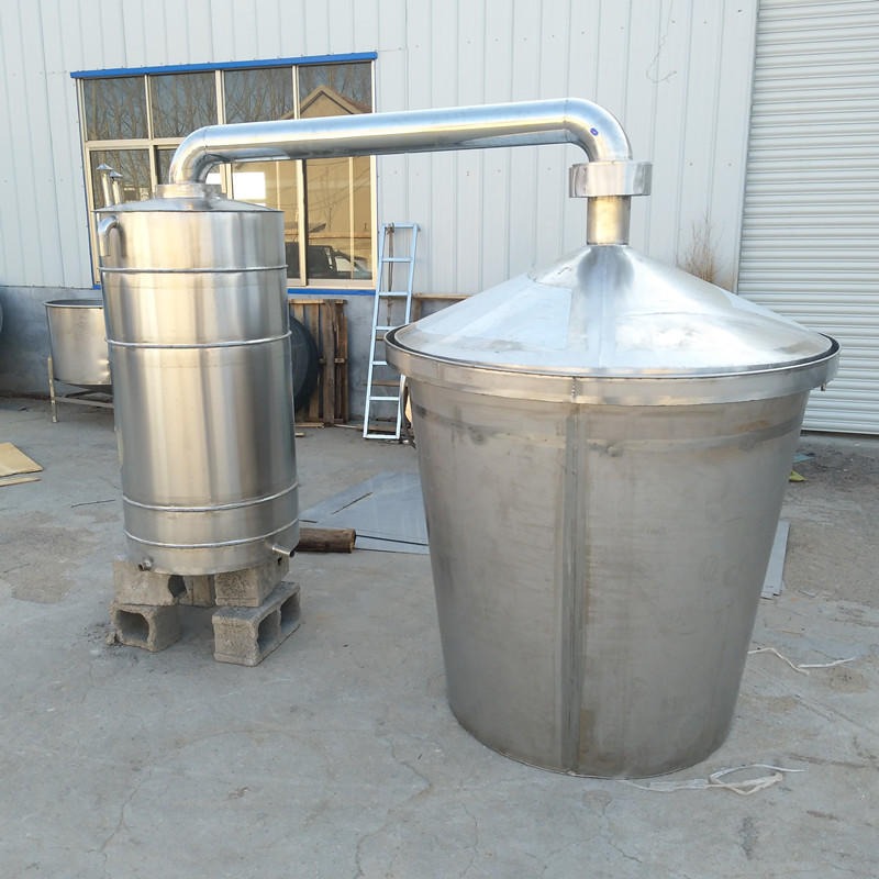 厂家直销 大型发酵密封储存罐 304 不锈钢 酒厂 酿酒设备 蒸酒锅 600斤