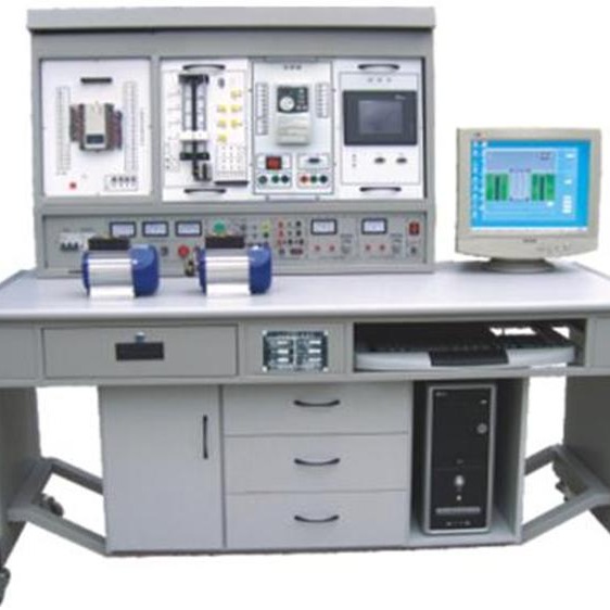 长春PLC控制技术中心  FCS-04C网络型PLC可编程控制器 变频调速 微机接口实验装置 PLC实训台