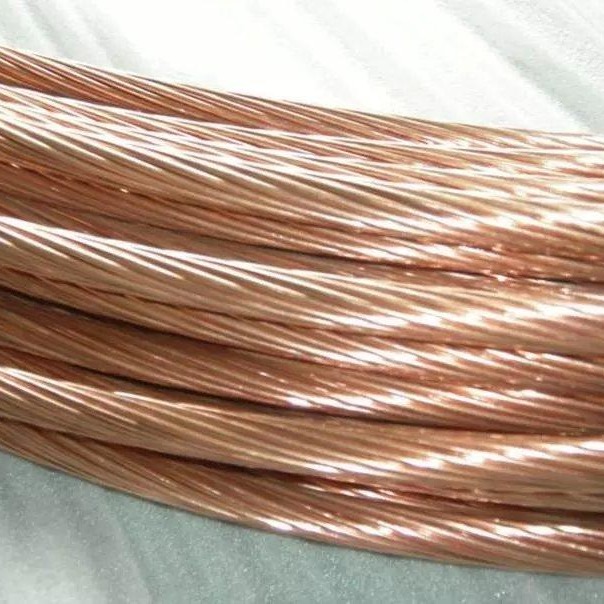 镀铜钢绞线厂家   95mm²120mm²150mm²铜包钢绞线  50mm²70mm²185mm绞线现货图片