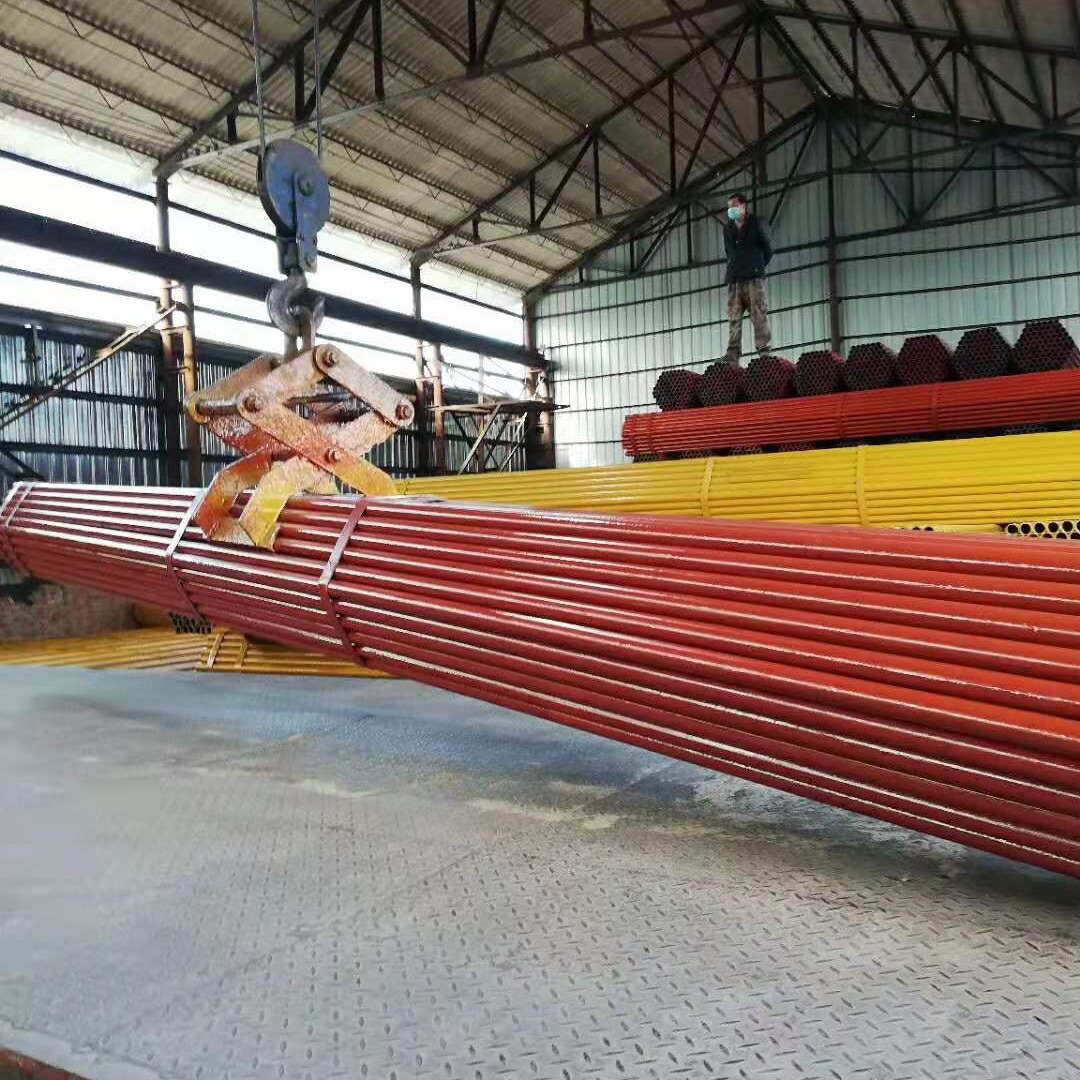 现货供应q235焊管 架子管  建筑专用架子管 红黄漆脚手架管  482.75架子管