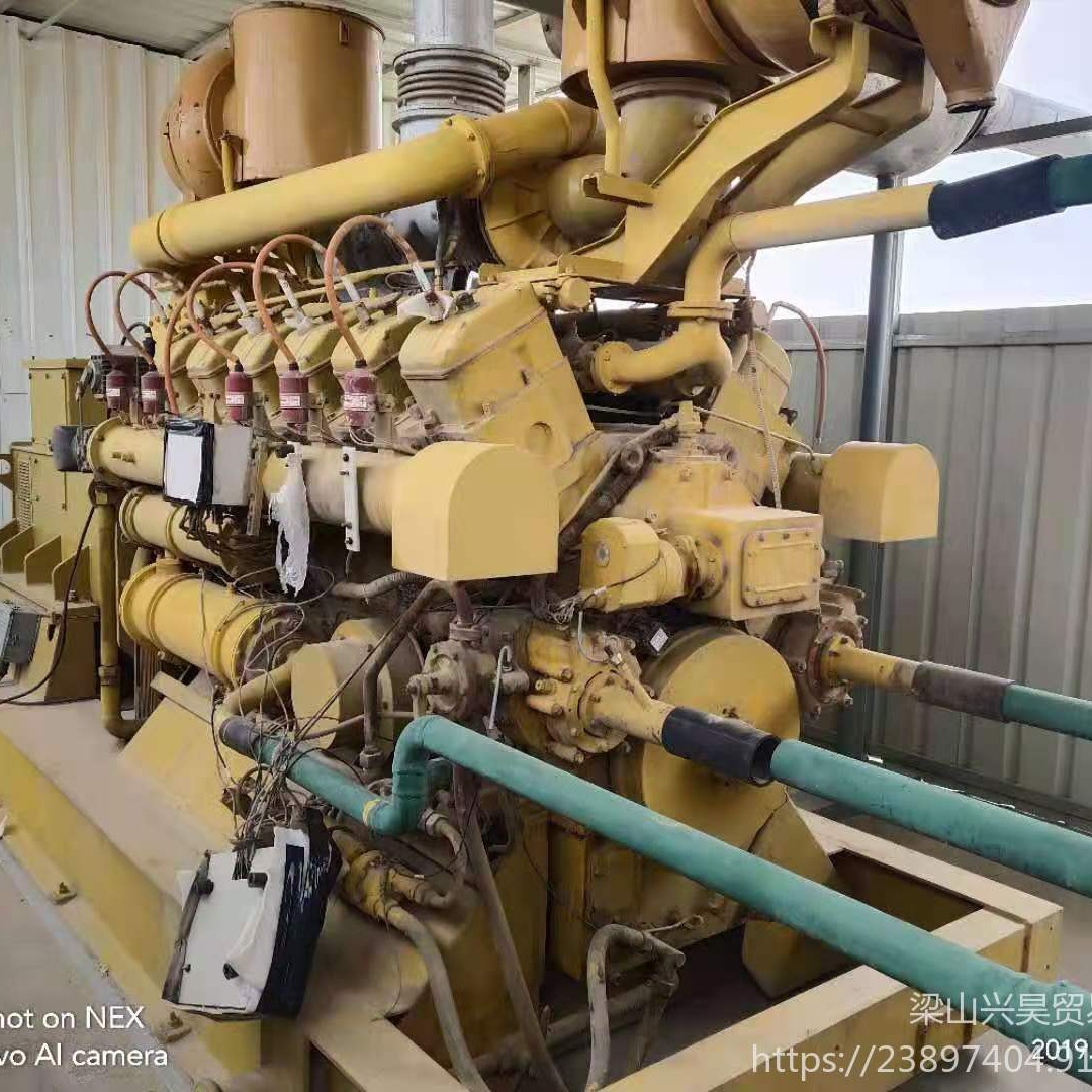 回收300GF-PT燃气发电机组  回收190系列燃气机   回收二手天燃气发电机组  济柴沼气发电机图片