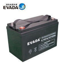 爱维达蓄电池E-100-N/12V100Ah 免维护储能铅酸UPS应急电源太阳能蓄电池