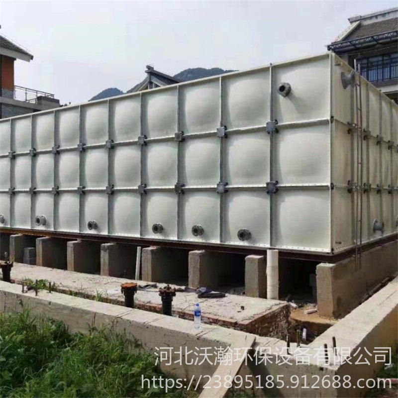 沃瀚玻璃钢水箱板  南京玻璃钢水箱图片