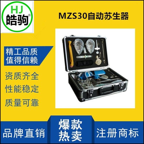 上海皓驹厂家生产MZS30..自动苏生器 矿用苏生器 价格 矿用自动苏生器
