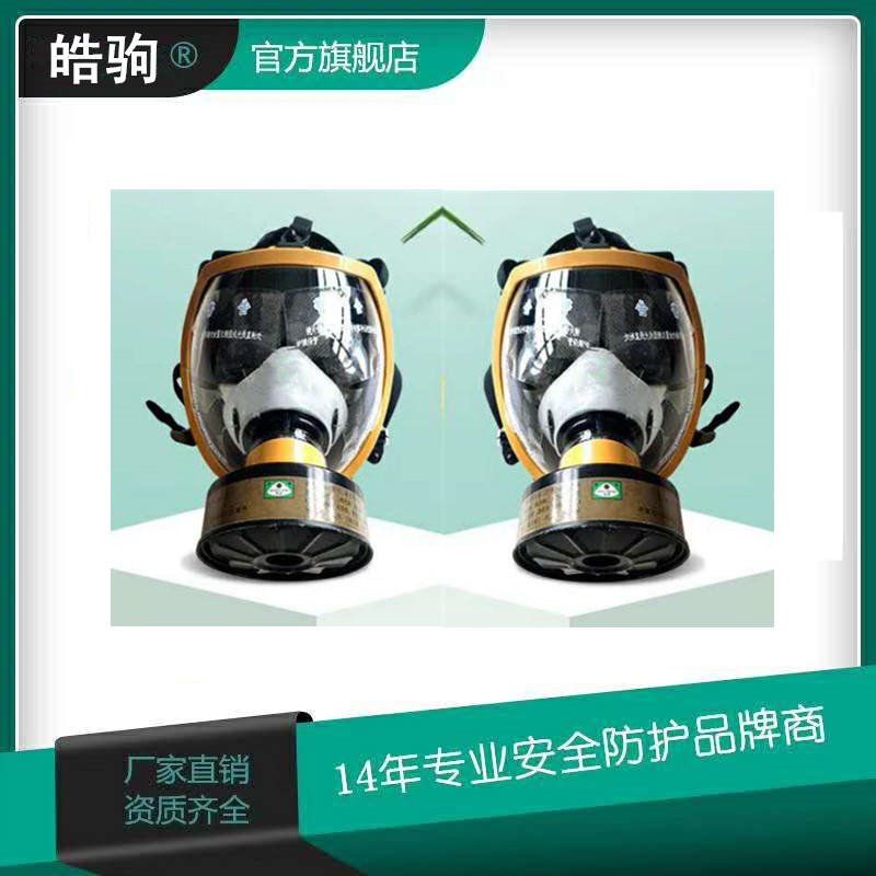 皓驹 HJF05  双滤盒自吸过滤式防毒面具 便携式全面型呼吸防护器 过滤式呼吸防护器 工业用防毒面具