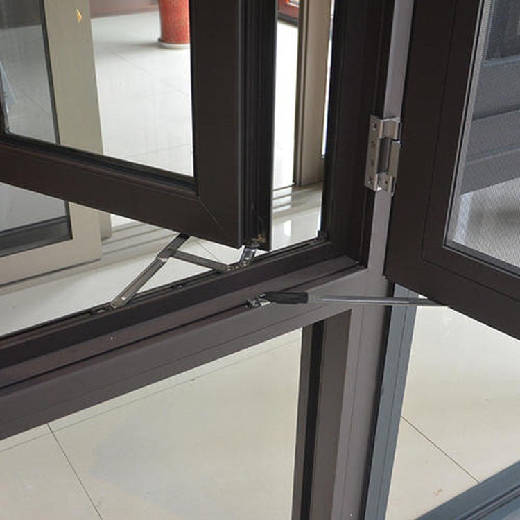 铝合金门窗 门窗品牌厂家个性化定制 承接工程 铝合金隔条平开窗 无缝焊接平开窗