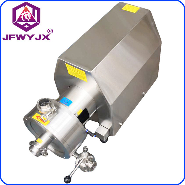 JFWYJX/骏丰伟业SRH1-185A不锈钢高剪切均质乳化泵一级 15KW单级管线乳化机 管道剪切乳化泵
