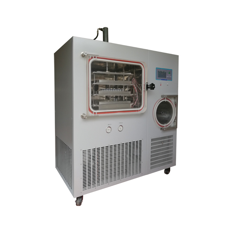 LGJ-30F压盖冻干机 真空冷冻干燥机 化妆品压塞干燥机 中试冷冻干燥机示例图1