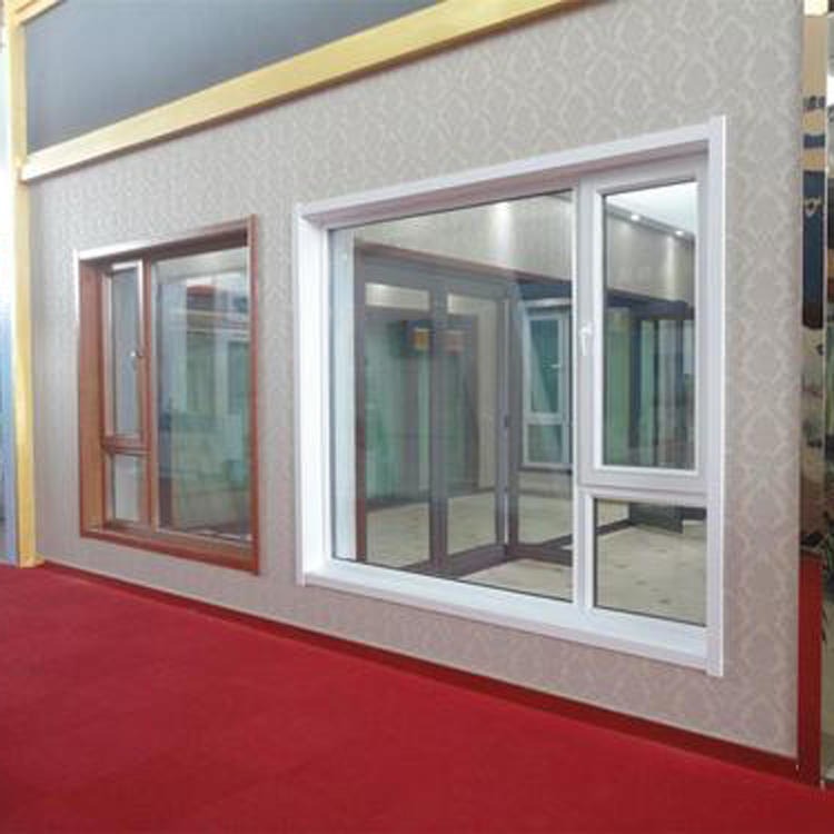 彩钢房塑钢窗 塑钢推拉窗订做 颜色可定制 莜歌塑钢推拉窗厂家直销图片
