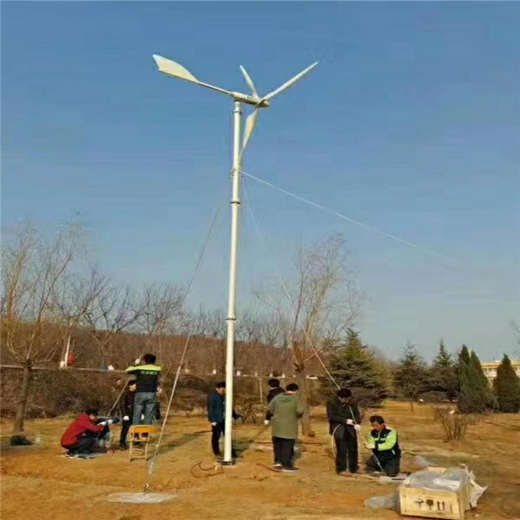 青岛定制3千瓦风力发电机220v低速永磁发电机防雷击耐老化示例图10