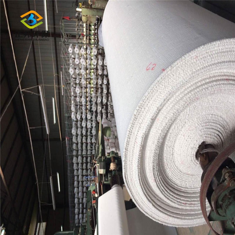 辽宁水泥厂透气布厂家 耐温170度 克重4kg斜槽硫化布图片