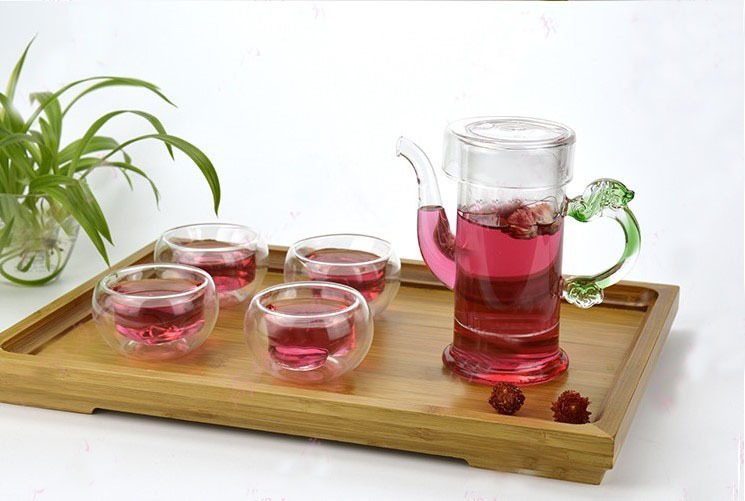 耐热玻璃茶具龙把红茶壶透明耐高温过滤内胆花茶壶龙把玻璃分茶壶示例图7