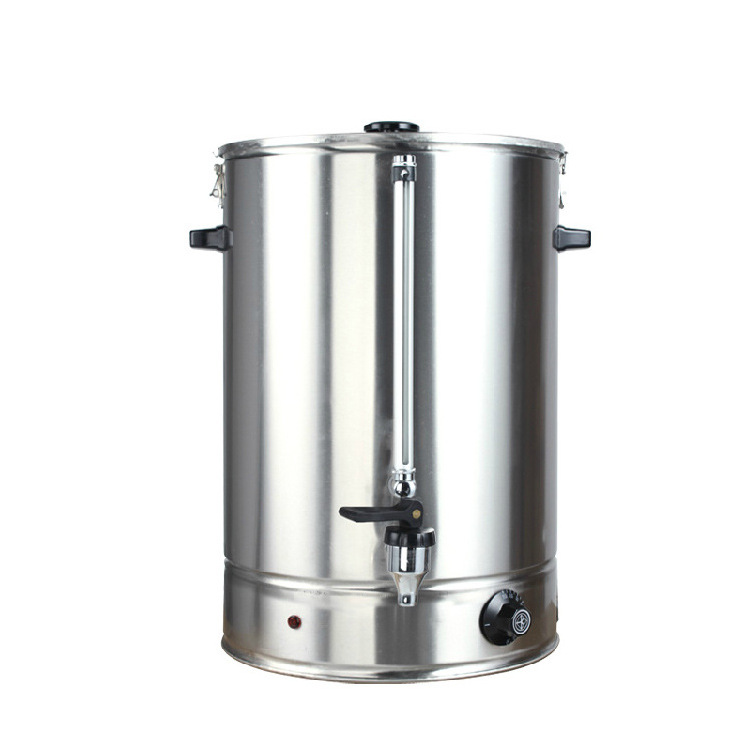 恒联KSY-10电热圆桶开水器 容量10升不锈钢热水器台式圆桶开水机示例图2