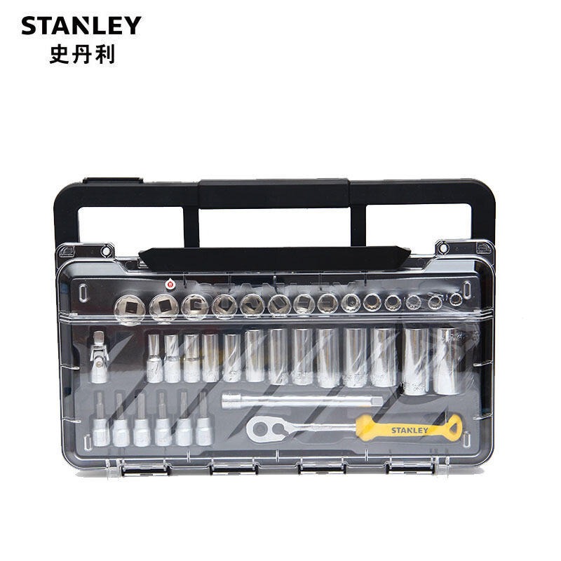 史丹利工具36件10MM系列公制套筒扳手钻石盒组套 STMT74174-8C-23   STANLEY工具