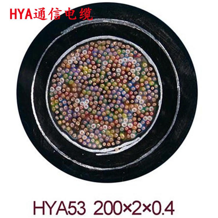 铠装通信电缆 HYA53通信电缆 天联牌 大对数通信电缆