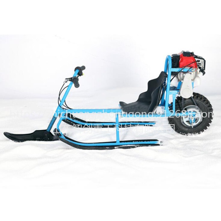 智创zc-1 供应滑雪车 儿童滑雪车 亲子滑雪车 带刹车雪橇 雪橇车 多功能冰车图片