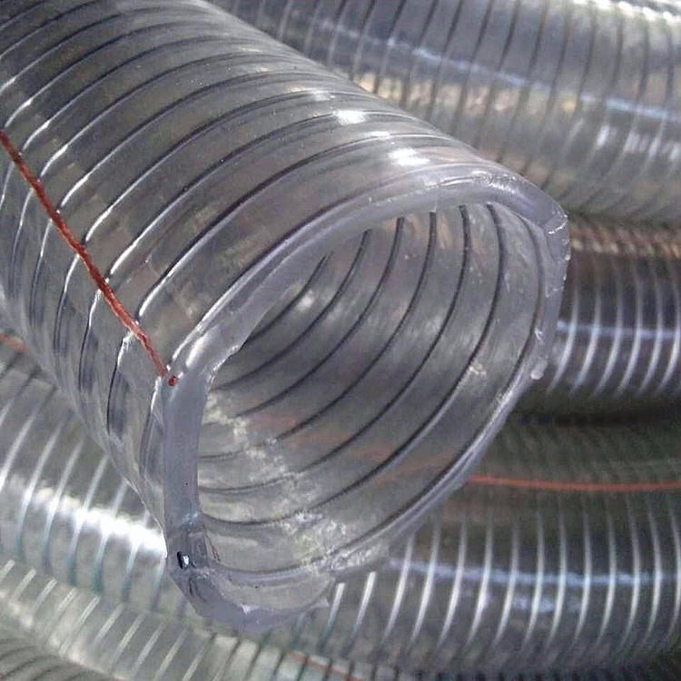 腾旭防静电钢丝管 导静电透明PVC钢丝管 卸油钢丝软管 耐寒不发硬