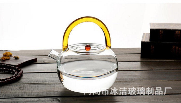 冰洁正品沸水壶电陶炉专用茶壶耐高温玻璃煮茶壶 2016新款茶壶示例图5