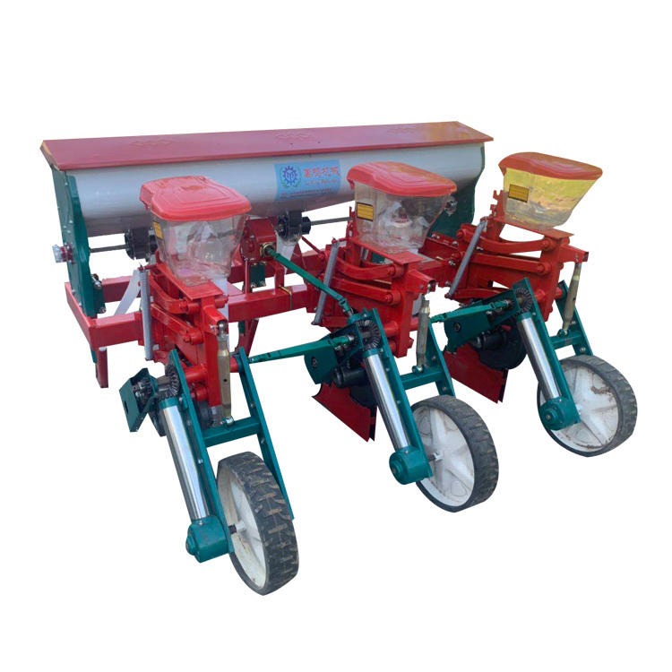 禹鸣机械生产销售拖拉机带玉米大豆悬浮播种机 悬浮式玉米播种机免耕加施肥图片