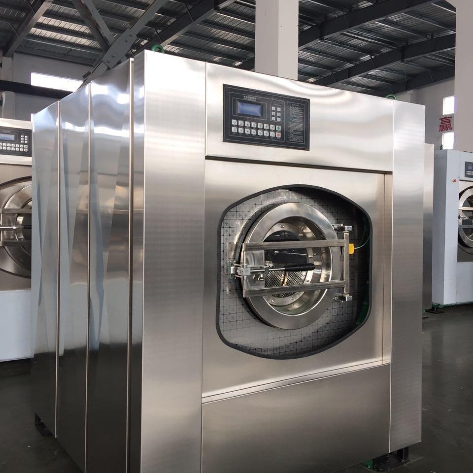 松原酒店用布草全自动洗衣机50公斤电机功率5.5KW洗脱机