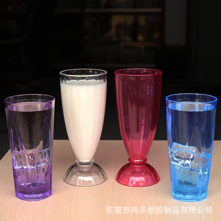 厂家供应400ml高透明PC塑料杯塑料奶茶杯摔不破塑胶果汁饮料杯示例图9