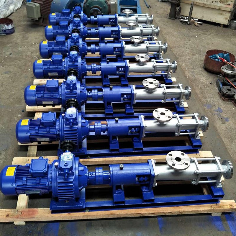 蓝升泵业G50-2单螺杆泵 304不锈钢FG50-2单螺杆泵 不锈钢轴耐腐蚀螺杆泵