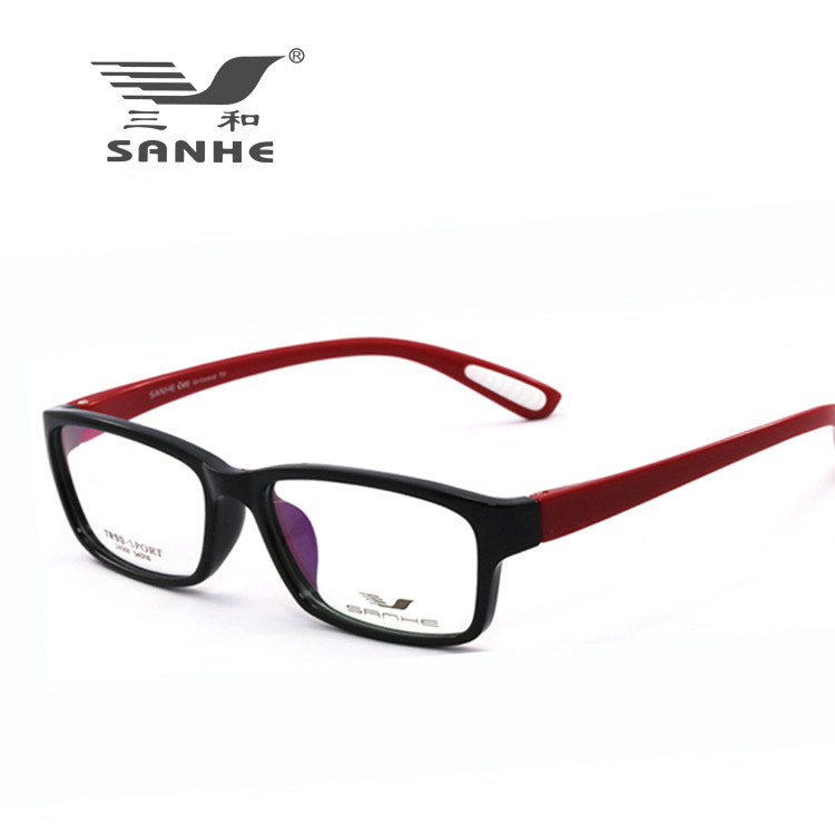批发三和品牌超轻TR90眼镜架男女士全框架近视眼镜框平光镜框架镜图片