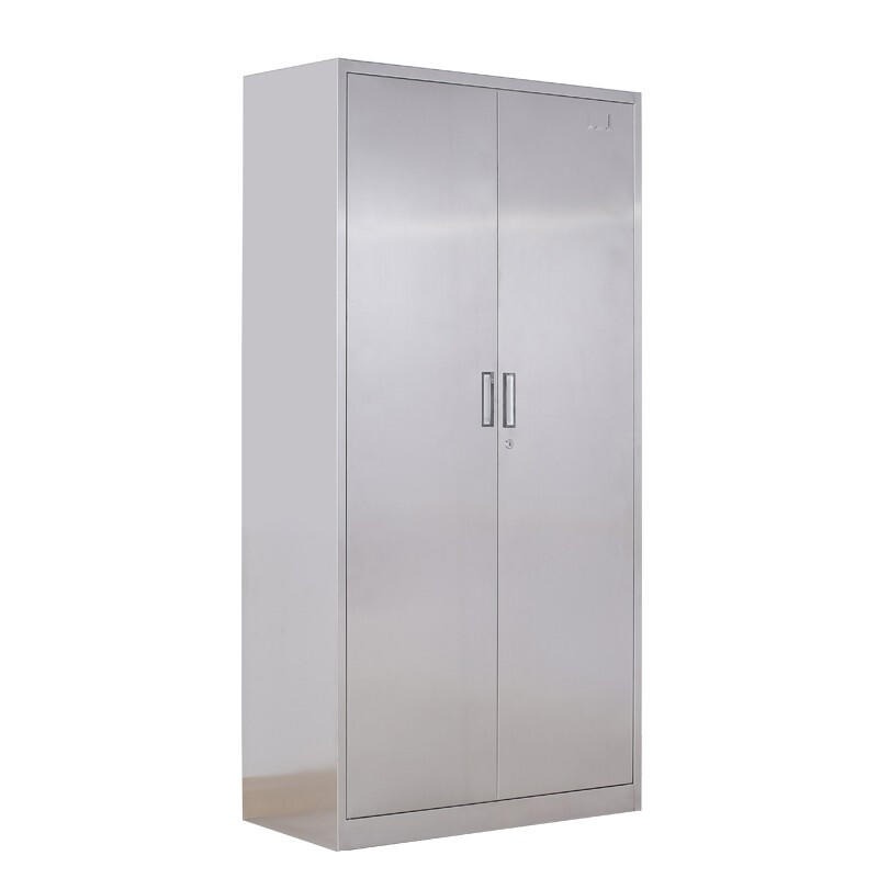 加厚不锈钢卫生清洁柜单双门保洁用品工具柜不锈钢卫生工具收纳柜不锈钢单双门保洁柜图片