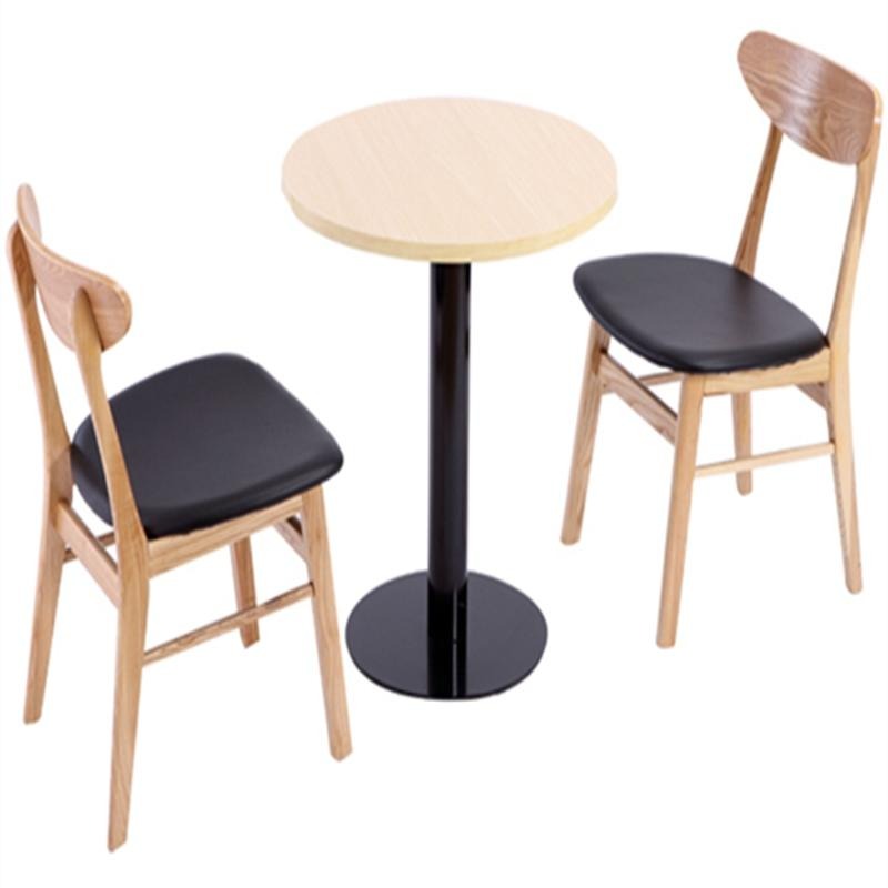 星巴克餐桌椅 餐厅桌椅 经济简约式实木餐桌椅 尚邑家具CTZY-00115