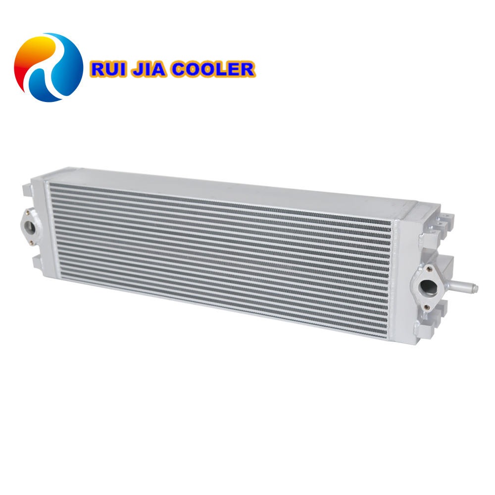 日立挖掘机油冷散热器EX200-3液压油散热器 广州油冷器 OEM空冷器厂