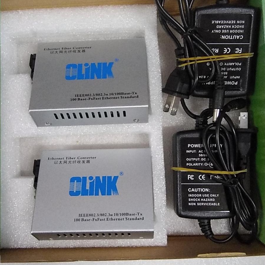 olink 电信级光纤收发器百兆单纤单模收发器质保三年ofe-850is-25yj