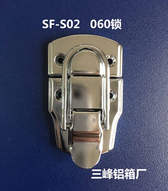 铝合金箱锁 仪器箱锁 镀铬搭扣锁 铝合金箱锁扣配件