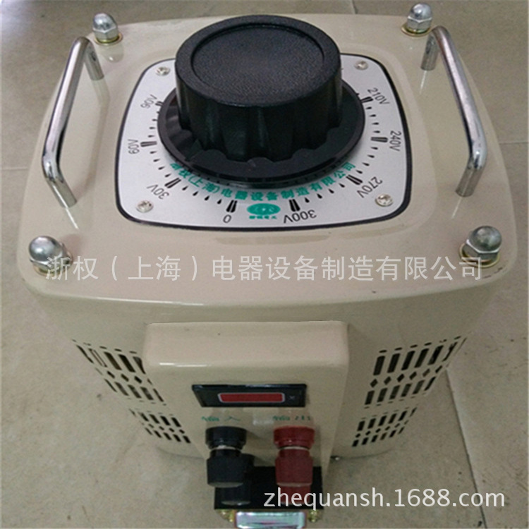 试验专用TDGC2-7KVA调压器 单相接触式调压器 0-300V可调示例图5