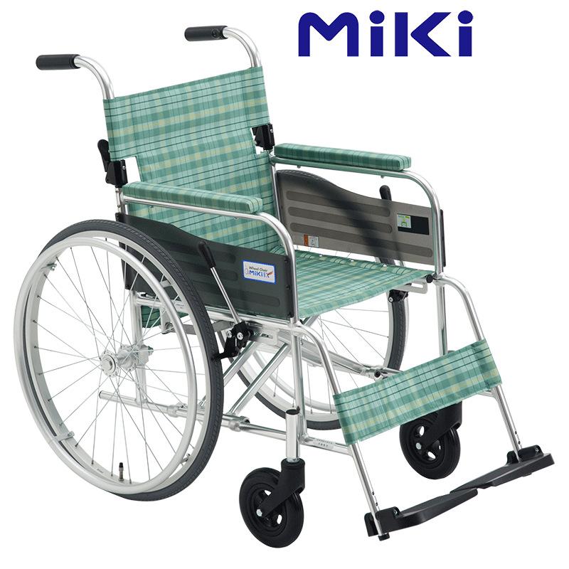 批发MiKi三贵轮椅LS-1 轻便折叠 时尚老人残疾人代步车包邮