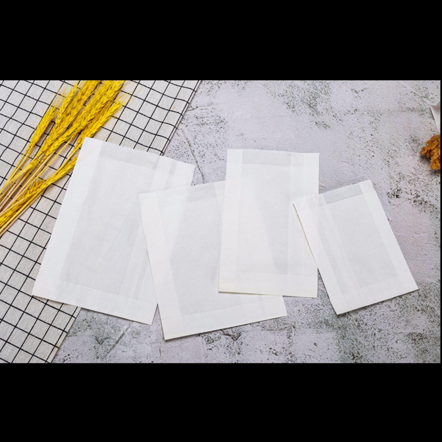 深圳餐饮店打包食物防油纸袋 隔油吸油纸小吃包装袋定制印刷