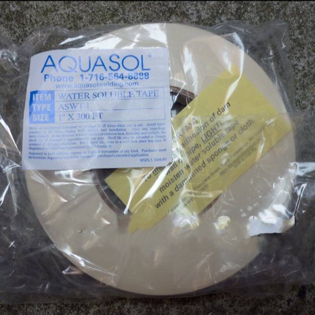 美国进口 立可溶 AQUASOL ASW-35/R-9 230mm*50m 水溶纸 水溶胶带 易溶纸 管道氩弧焊接图片