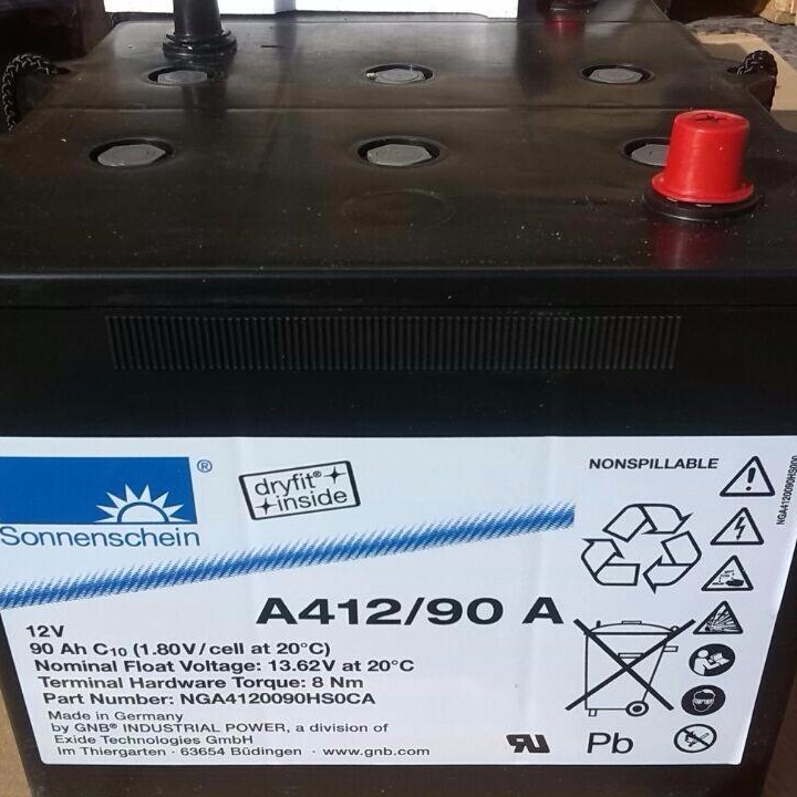 德国阳光蓄电池A412/90A 德国阳光12V90AH 型号报价 胶体蓄电池 现货供应