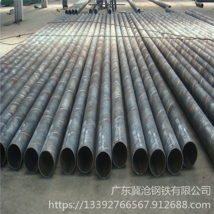 镀锌螺旋管 广东 广西 海南  Q235B 可做三油两布 加工打砂喷漆 滤水管 丁字焊管