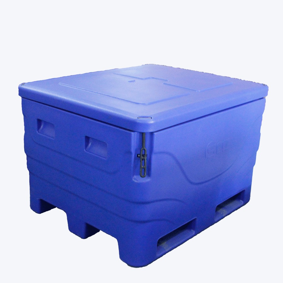 滚塑冷藏箱 大容量冷藏箱渔业保温箱 水产品海鲜加工 SB1-B600 大型海产保温箱图片