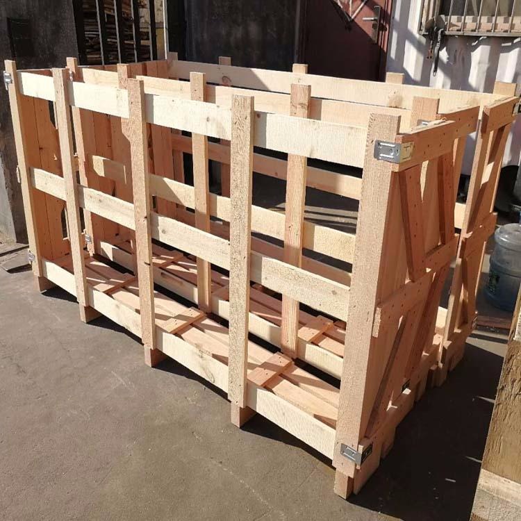 青岛免熏蒸出口木箱 厂家定制木箱根据货物尺寸上门测量货物加固