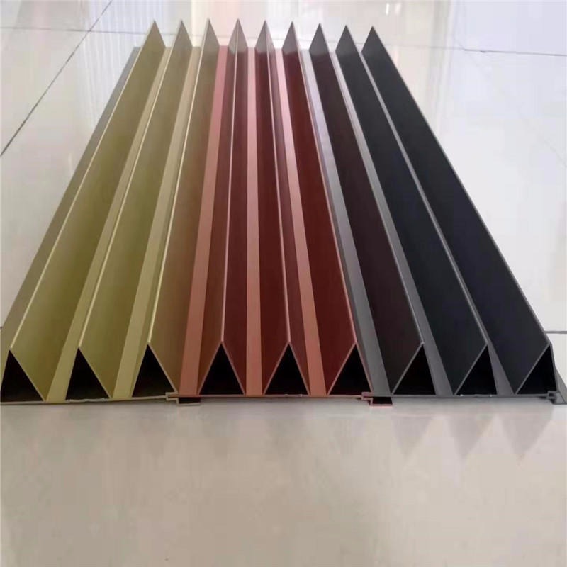 30mm高立体三角形铝单板 凹凸铝型材 无缝拼接尖头铝合金波浪板定制