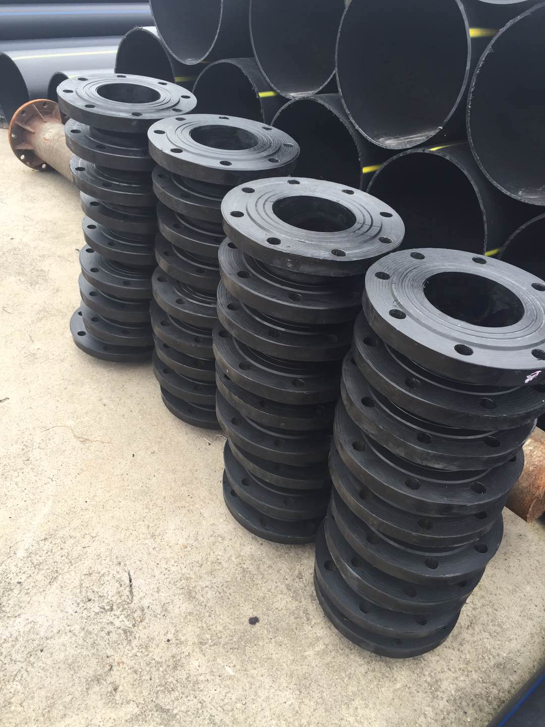 神达管阀件海水输送管道黑色塑料灌溉用重量轻 规格多样