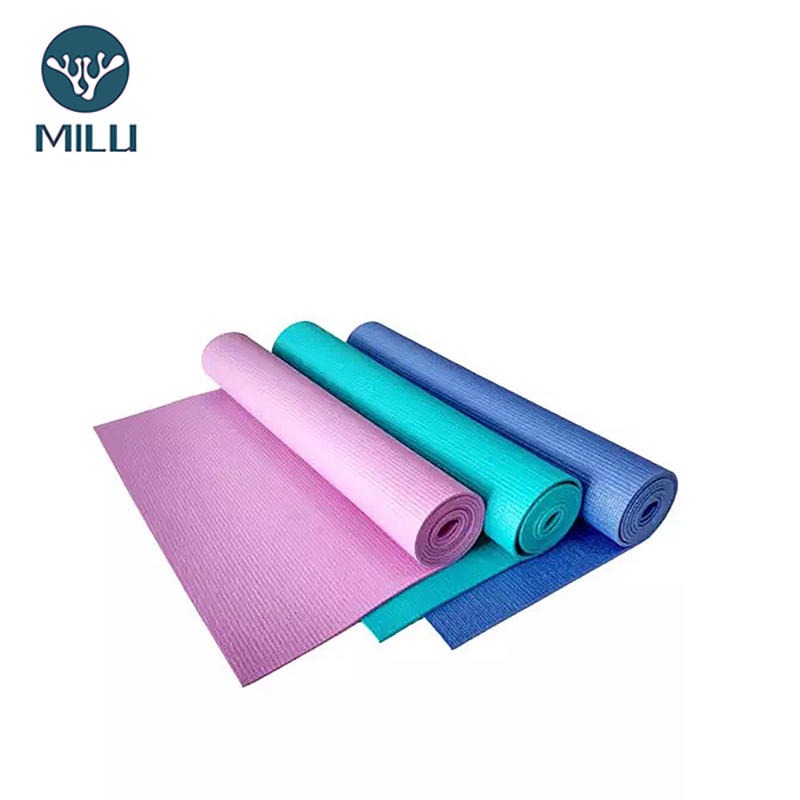 初学者瑜伽垫加厚加宽，运动垫，杭州瑜伽垫工厂专业生产定制各类PVC瑜伽垫图片