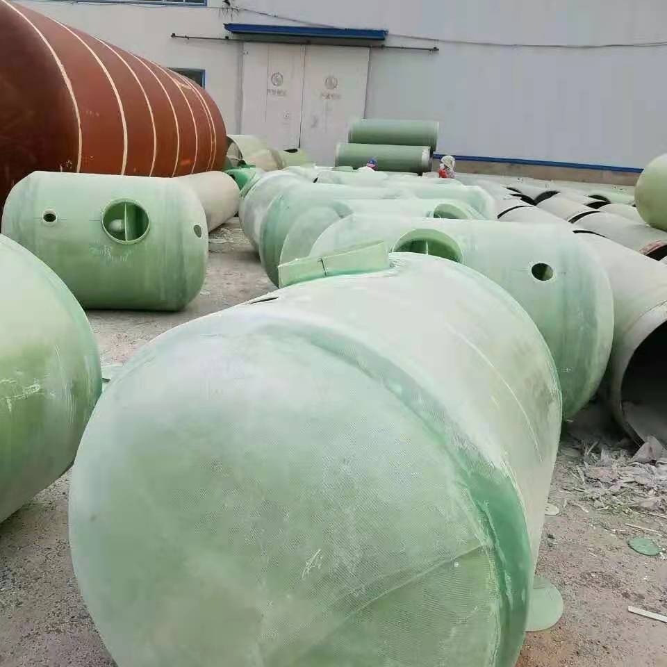 泽润50立方 养殖场化粪池 玻璃钢储水罐