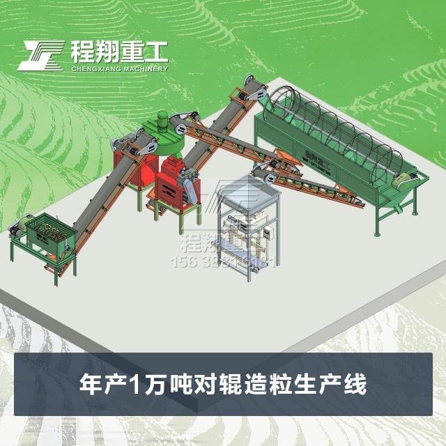 生产化肥设备：年产一万吨硫酸铵复合肥生产线厂家在线直销