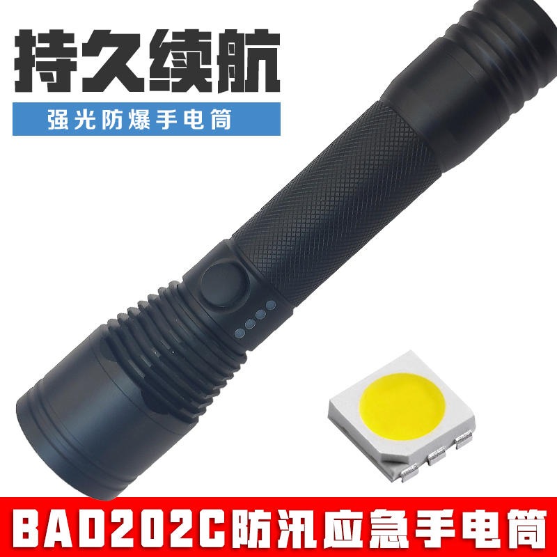 BAD202A防爆手电筒 LED防汛应急工作灯微型防爆电筒 便携手电筒
