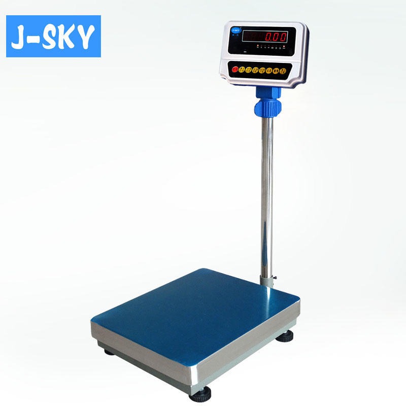 巨天JWS-A8电子台秤，100公斤电子计重磅称，带打印和报警功能落地磅秤